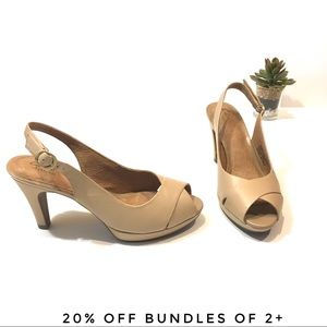 clarks heels for women open toe